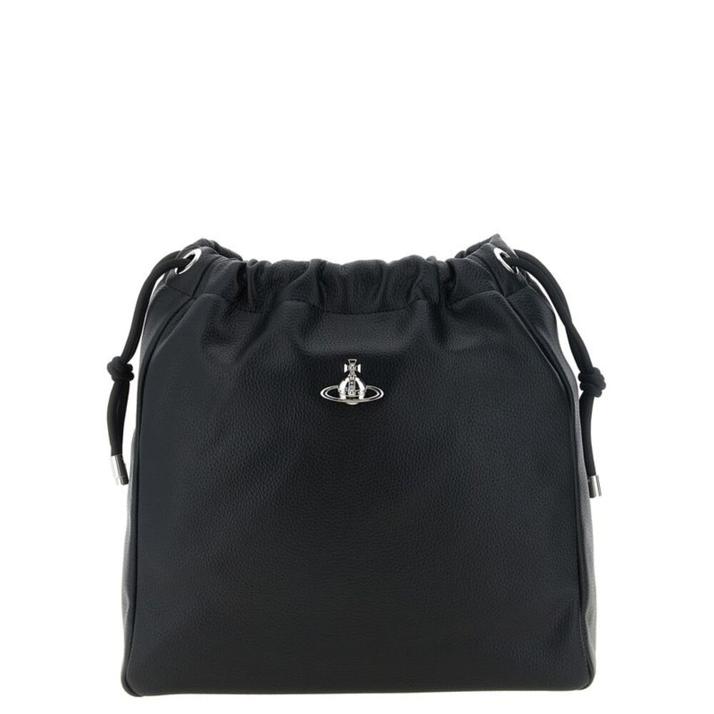 Vivienne Westwood Black Polyethylene Shoulder Women's Bag
